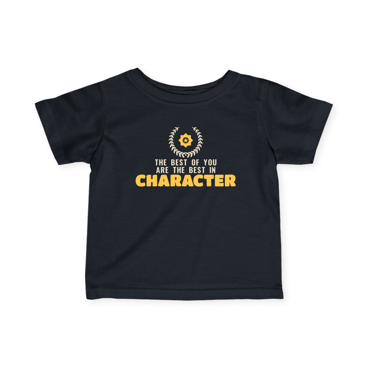 Best In Character Islamic Baby T-Shirt in Black – AdabStars