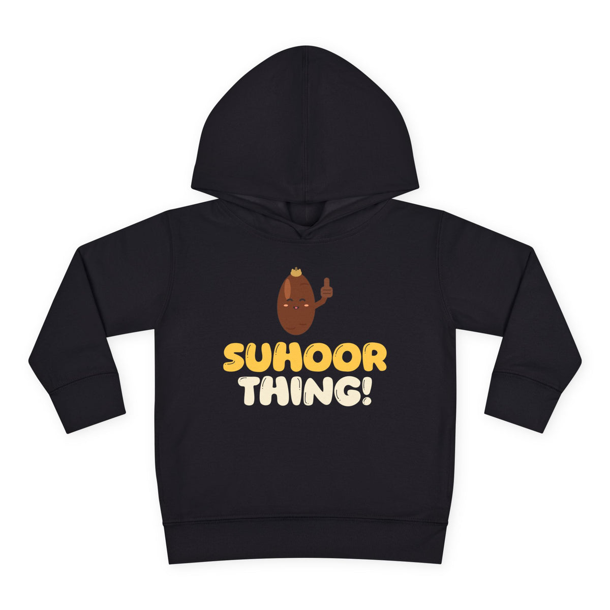 Suhoor Thing! Toddler Hoodie in Black – AdabStars