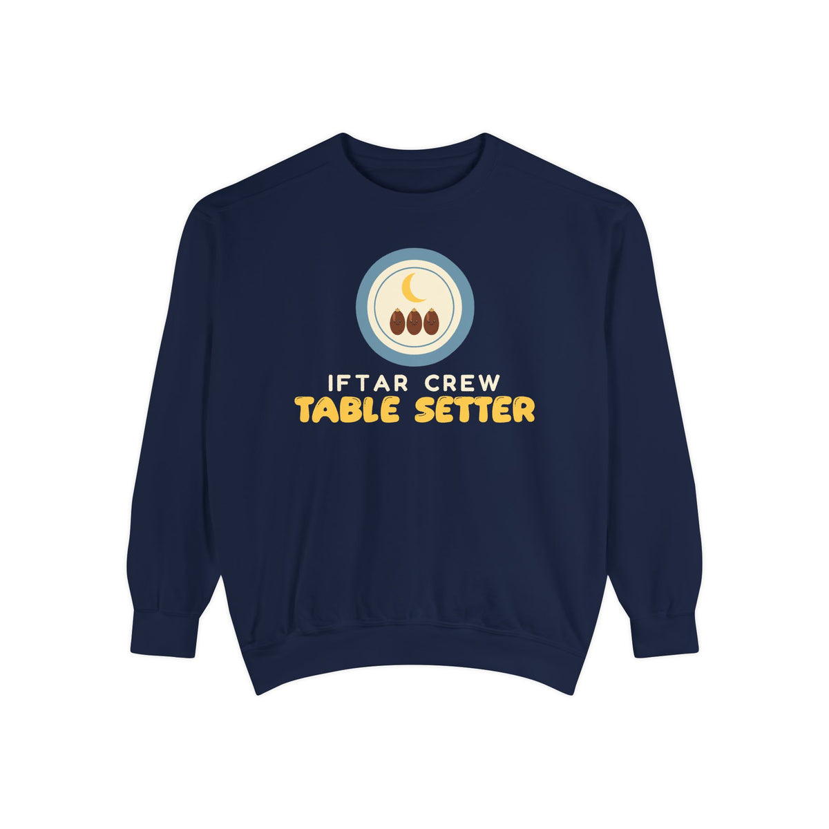 Iftar Crew: Table Setter Sweatshirt | Crew Table Setter Ramadan Helper Family Dinner | AdabStars Islamic Kids Apparel