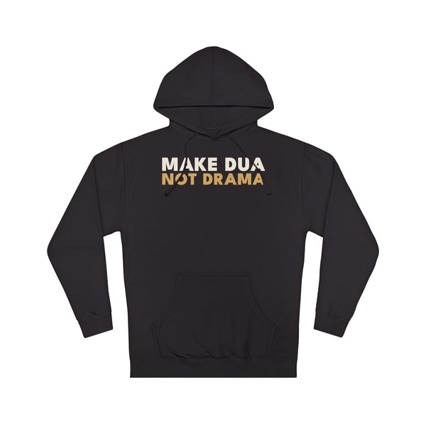 Make Dua, Not Drama Islamic Hoodie in Black – AdabStars