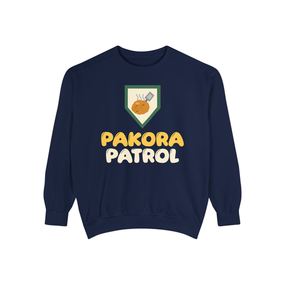 Pakora Patrol Ramadan Sweatshirt | Ramadan Iftar Kids Desi Food Fried Squad | AdabStars Islamic Kids Apparel