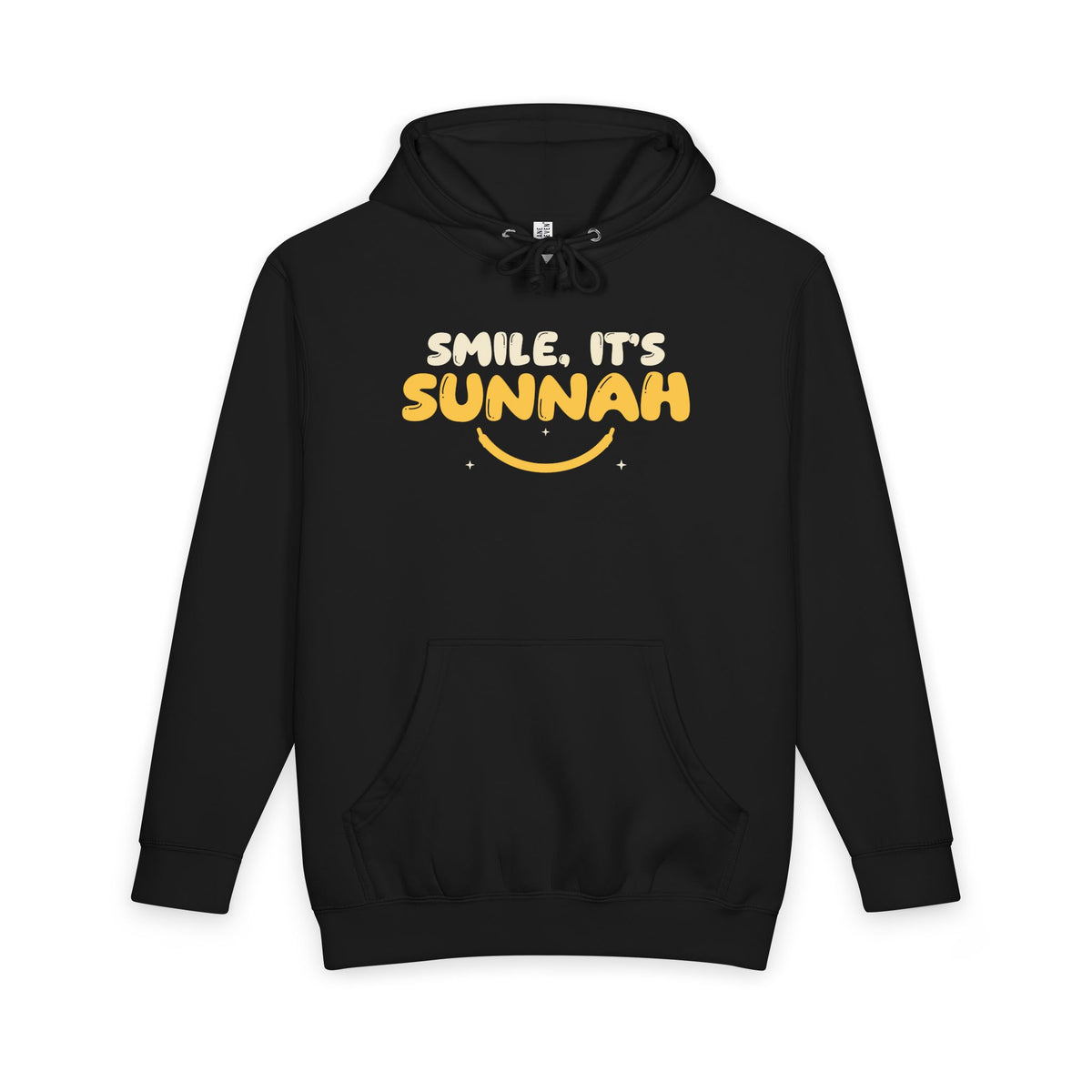 Smile It's Sunnah Islamic Heavyweight Premium Heavyweight Hoodie in Black – AdabStars