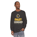 Fast Learner Ramadan Long Sleeve Shirt | Ramadan Kids First Fasting Pun Stopwatch | AdabStars Islamic Kids Apparel