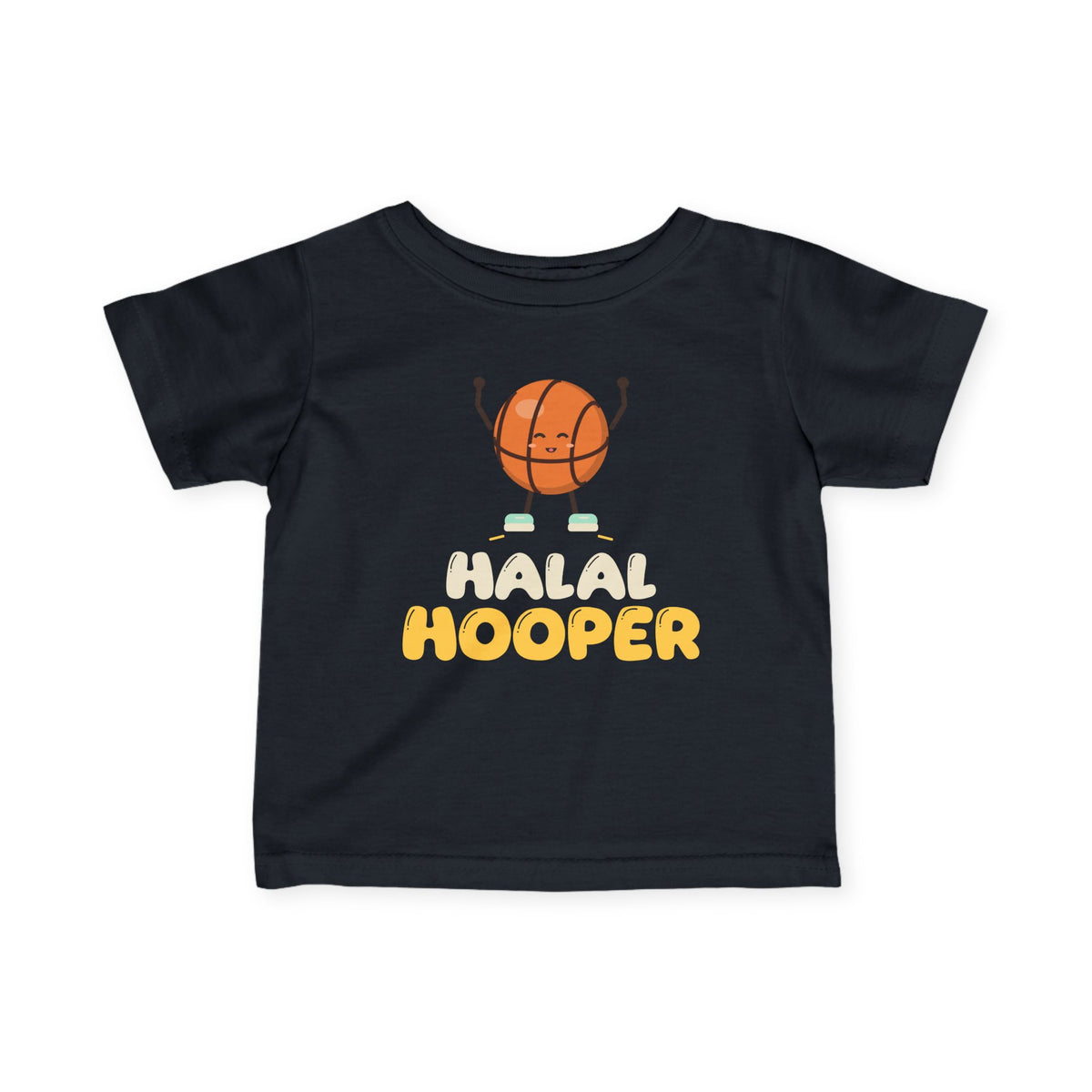 Halal Hooper Muslim Baby T-Shirt in Black – AdabStars