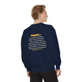 Be Like Yunus (AS) Sweatshirt | Prophet Yunus (Jonah) Hope Story, Qur'an 21:87-88 on the Back | AdabStars
