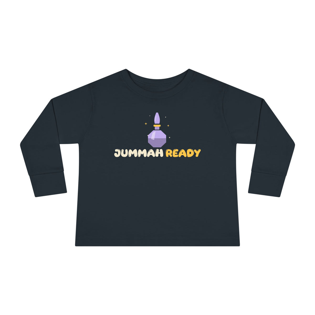 Jummah Ready Islamic Toddler Toddler Long Sleeve Shirt in Black – AdabStars