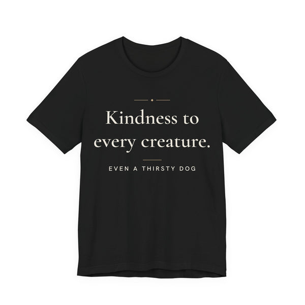 Kindness to every creature Islamic Unisex T-Shirt in Black – AdabStars