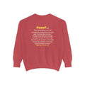 Be Like Yusuf (AS) Sweatshirt | Prophet Yusuf (Joseph) Forgiveness Story, Qur'an 12:90-92 on the Back | AdabStars