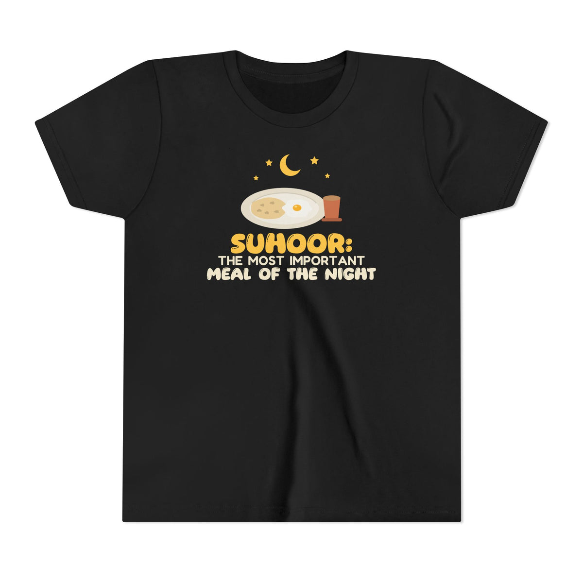 Suhoor: Most Important Meal Of The Night Kids Tee | Suhoor Most Important Meal Of The Night Ramadan Funny Food | AdabStars Islamic Apparel
