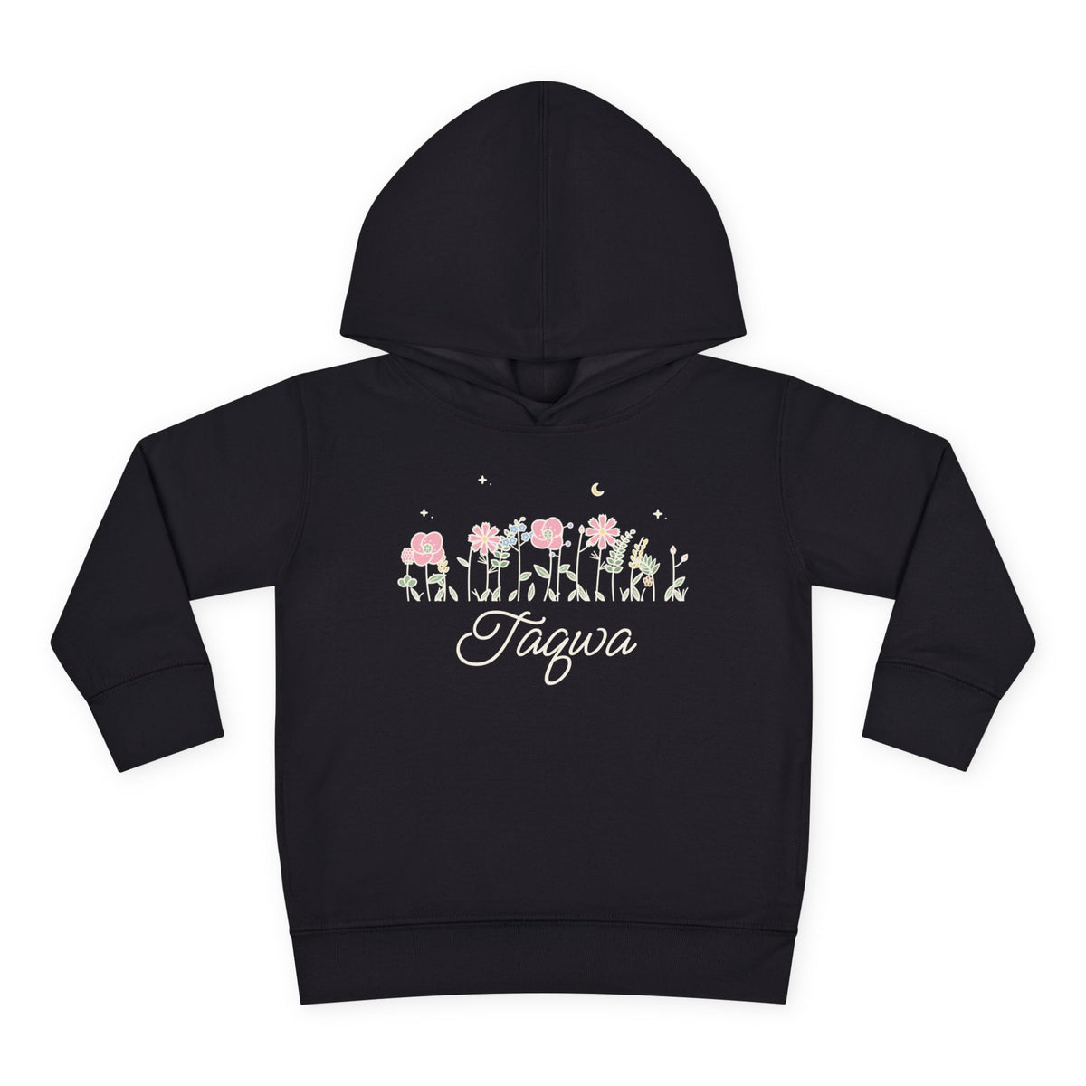 Taqwa Meadow Flowers Toddler Hoodie in Black – AdabStars
