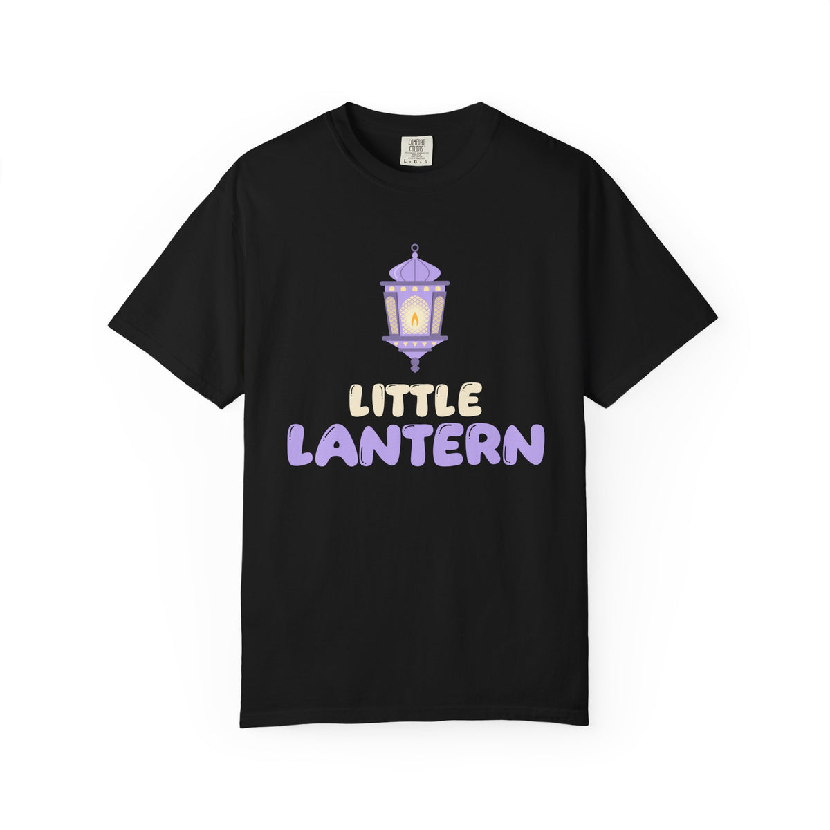 Little Lantern Ramadan Heavyweight Tee | Ramadan Kids Sibling Matching Crescent | AdabStars Islamic Kids Apparel