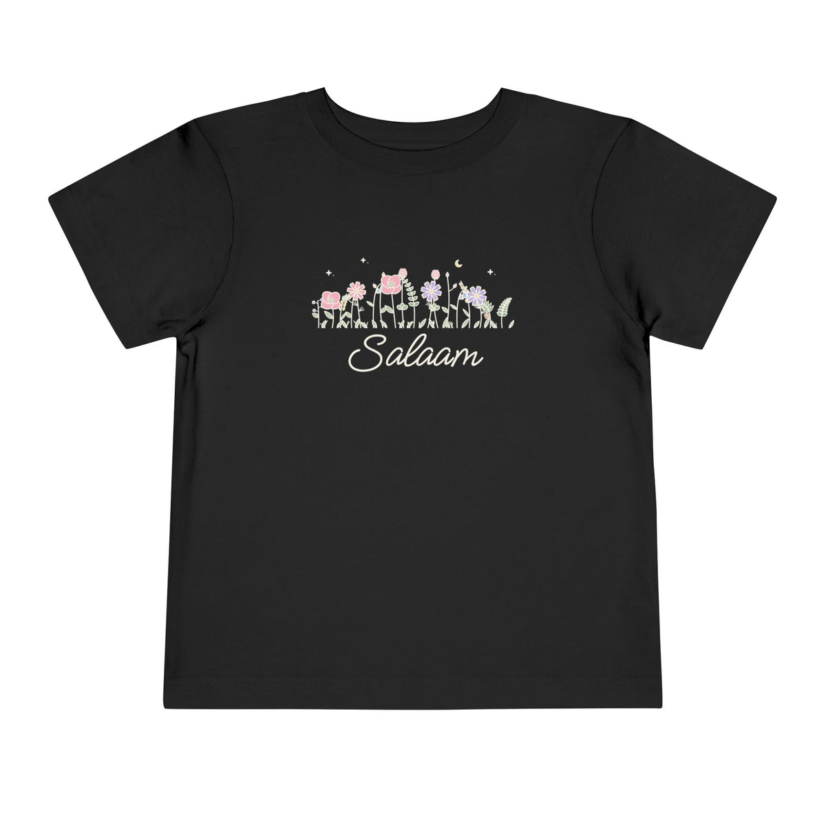 Salaam Meadow Flowers Toddler T-Shirt in Black – AdabStars