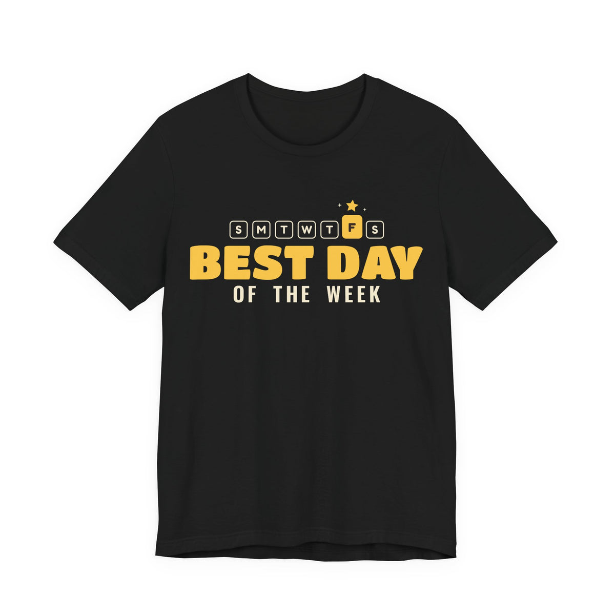 Best Day of the Week Islamic Unisex T-Shirt in Black – AdabStars