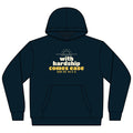 With Hardship Comes Ease Kids Hoodie | Surah Ash-Sharh Qur'an 94:5-6 on the Back Islamic Reminder | AdabStars