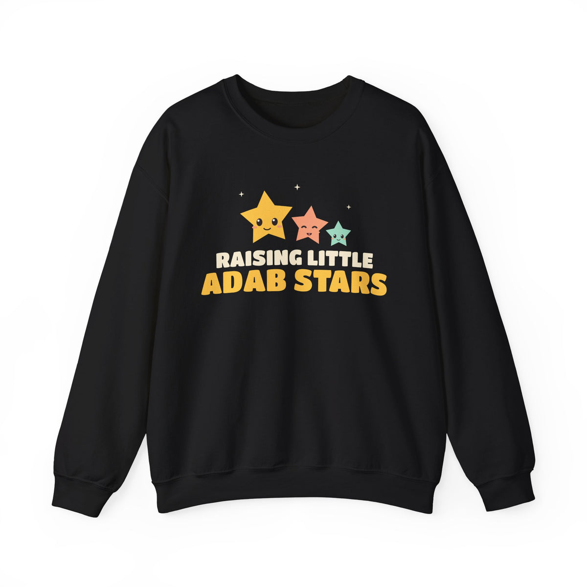 Raising Little Adab Stars Islamic Crewneck Sweatshirt in Black – AdabStars
