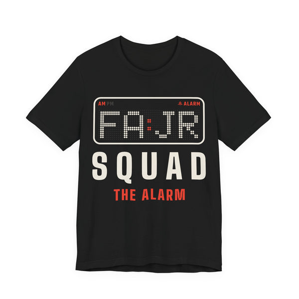 Fajr Squad: The Alarm Islamic Unisex T-Shirt in Black – AdabStars
