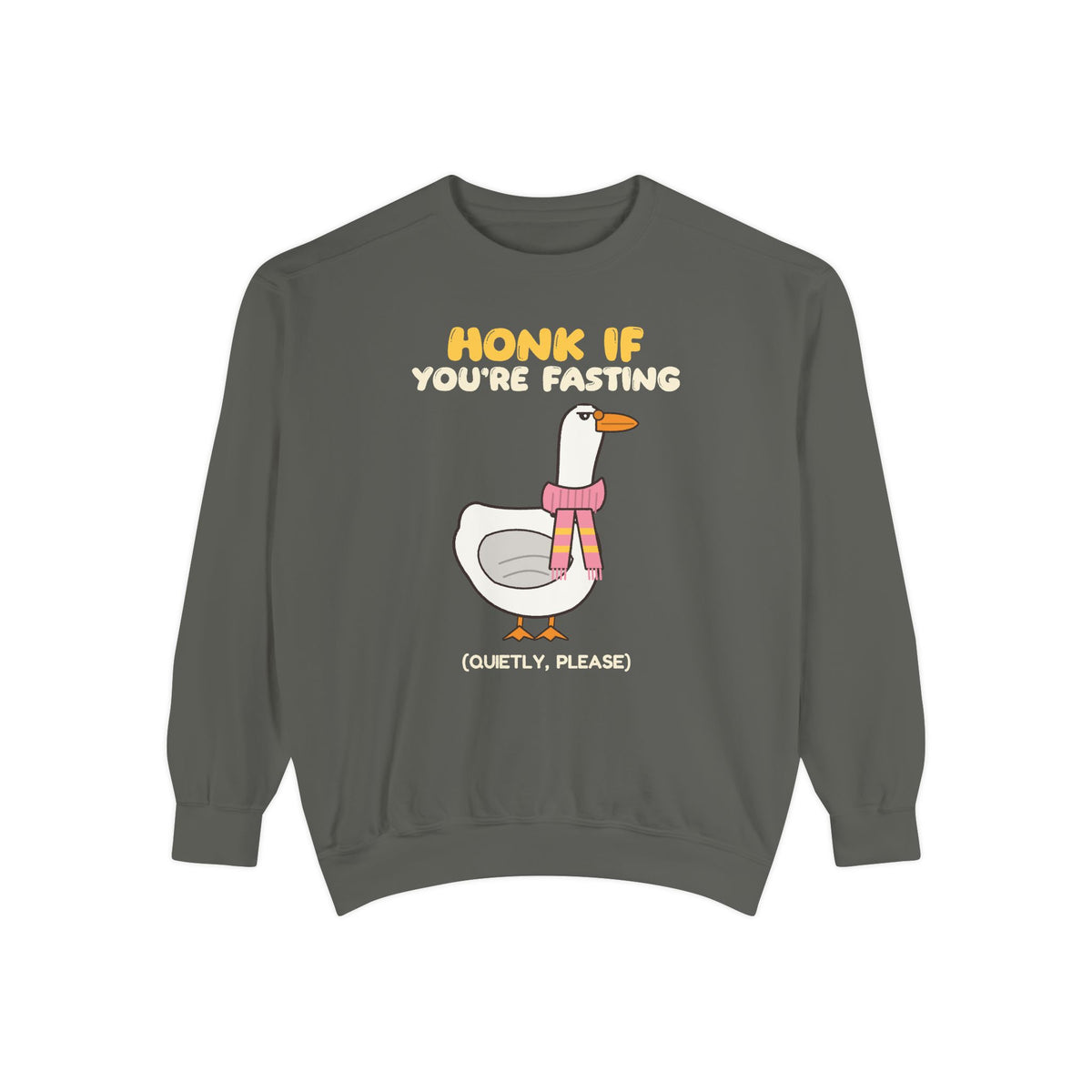 Honk If You're Fasting Premium Sweatshirt in Pepper – AdabStars