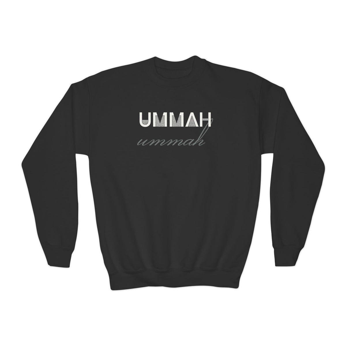 Ummah Islamic Kids Sweatshirt in Black – AdabStars