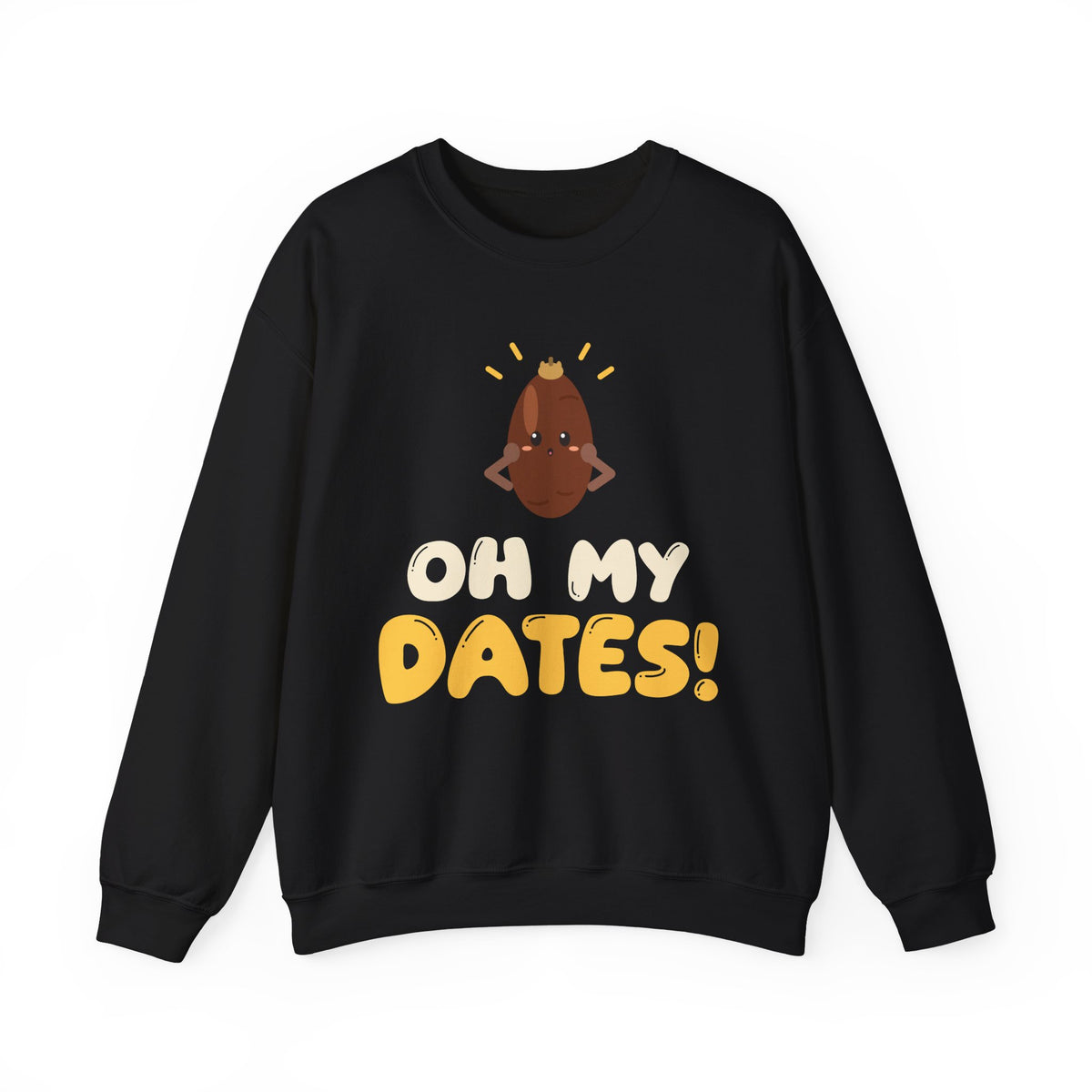 Oh My Dates Ramadan Crewneck Sweatshirt in Black – AdabStars