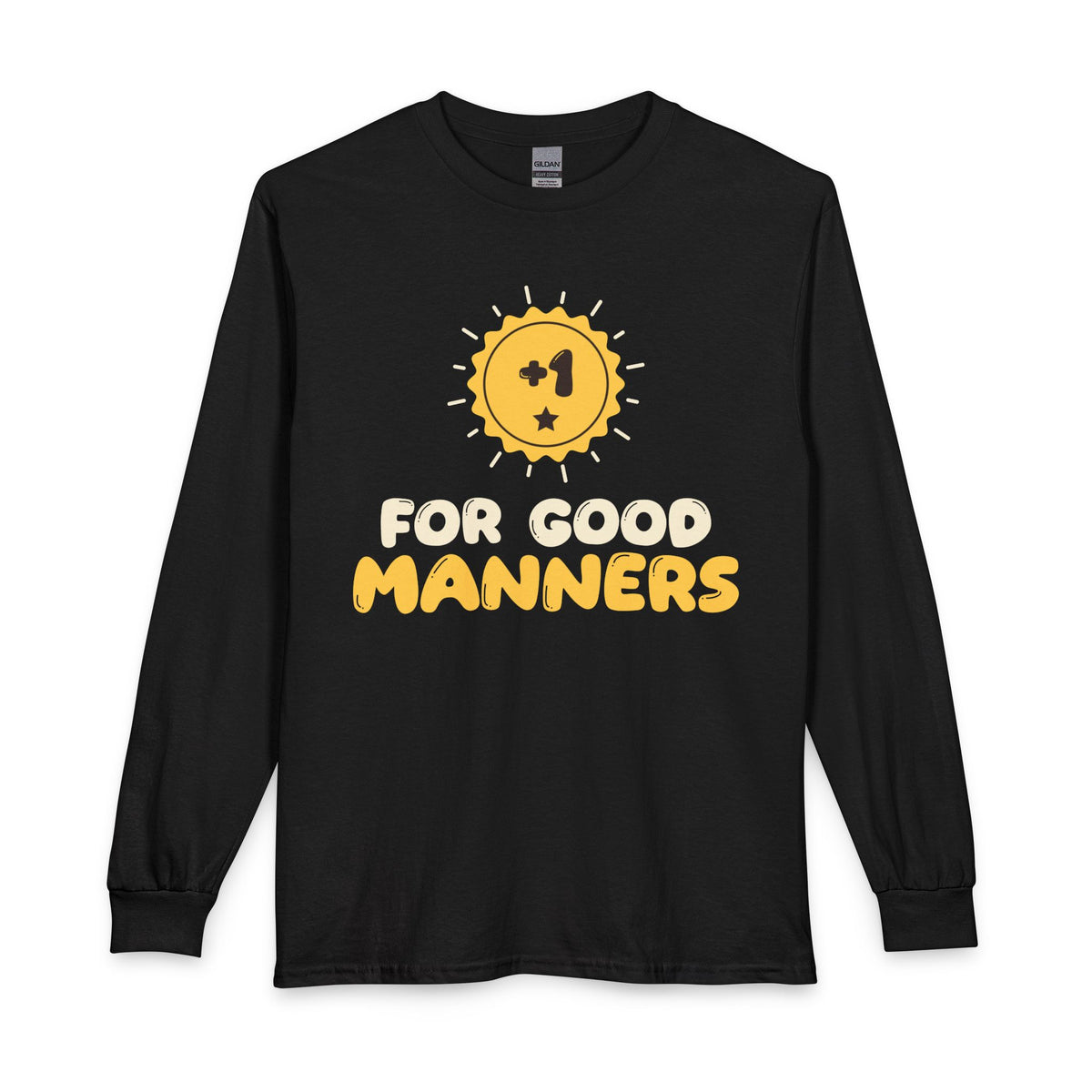 Plus One Star Islamic Long Sleeve Shirt in Black – AdabStars