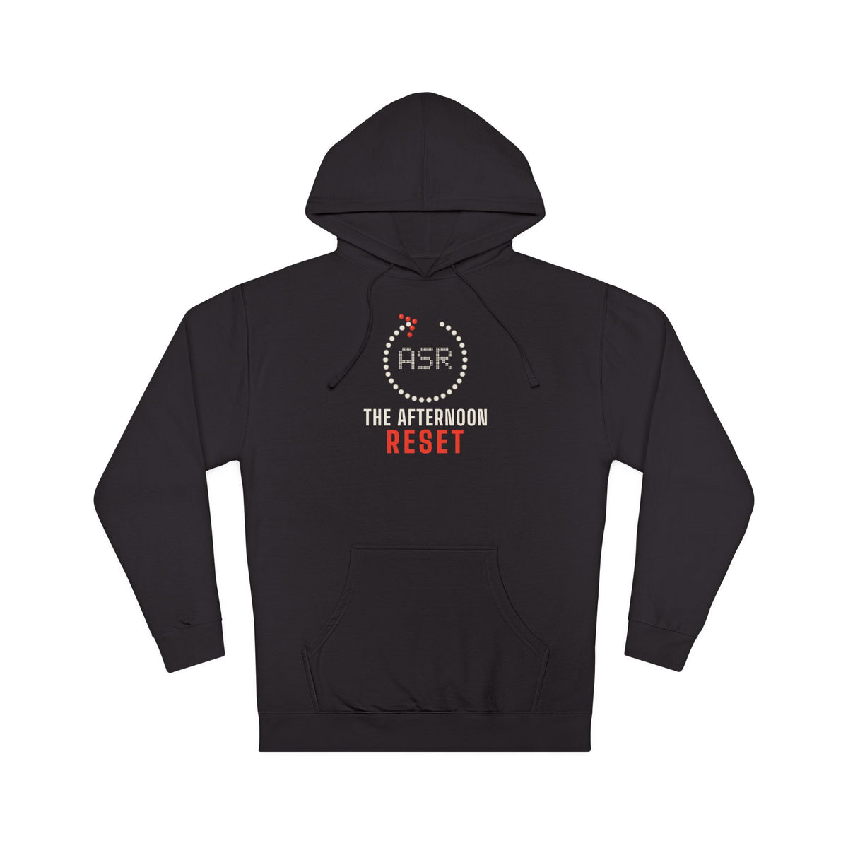 Asr: The Afternoon Reset Islamic Hoodie in Black – AdabStars