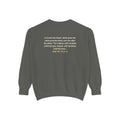 With Hardship Comes Ease Sweatshirt | Surah Ash-Sharh Qur'an 94:5-6 on the Back Islamic Reminder | AdabStars