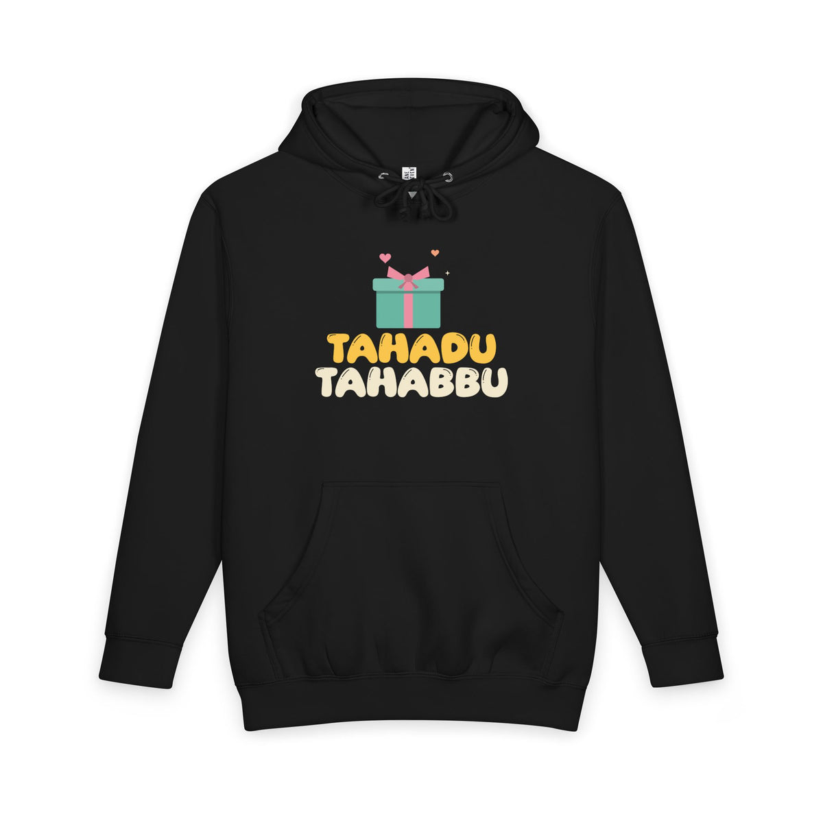 Tahadu Tahabbu Islamic Heavyweight Premium Heavyweight Hoodie in Black – AdabStars