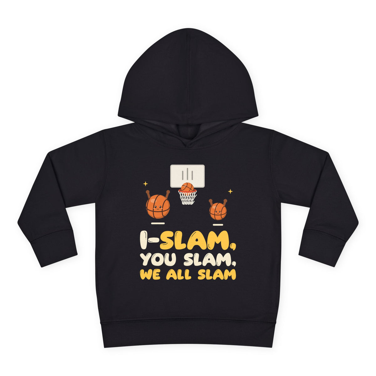 I-Slam, You Slam, We All Slam Muslim Toddler Hoodie in Black – AdabStars