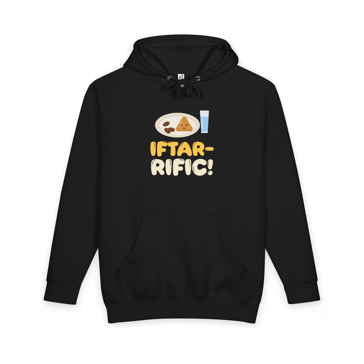 Iftar-Rific! Heavyweight Premium Heavyweight Hoodie in Black – AdabStars