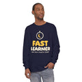 Fast Learner Ramadan Long Sleeve Shirt | Ramadan Kids First Fasting Pun Stopwatch | AdabStars Islamic Kids Apparel