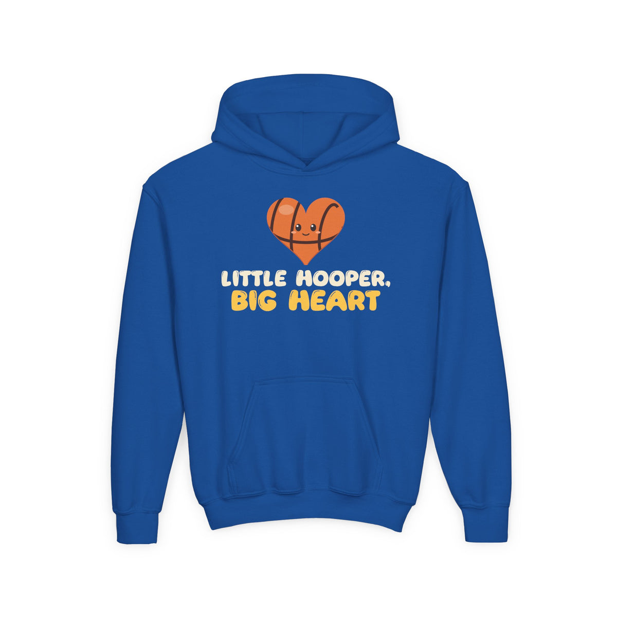 Little Hooper, Big Heart Muslim Kids Hoodie | Kids Basketball Little Hooper Big Heart Ball Character | AdabStars Islamic Kids Apparel