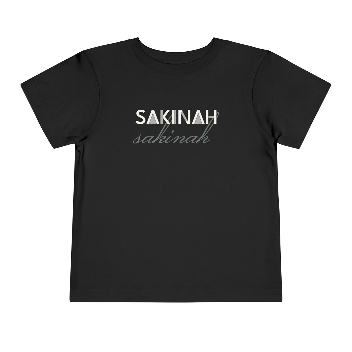 Sakinah Islamic Toddler T-Shirt in Black – AdabStars