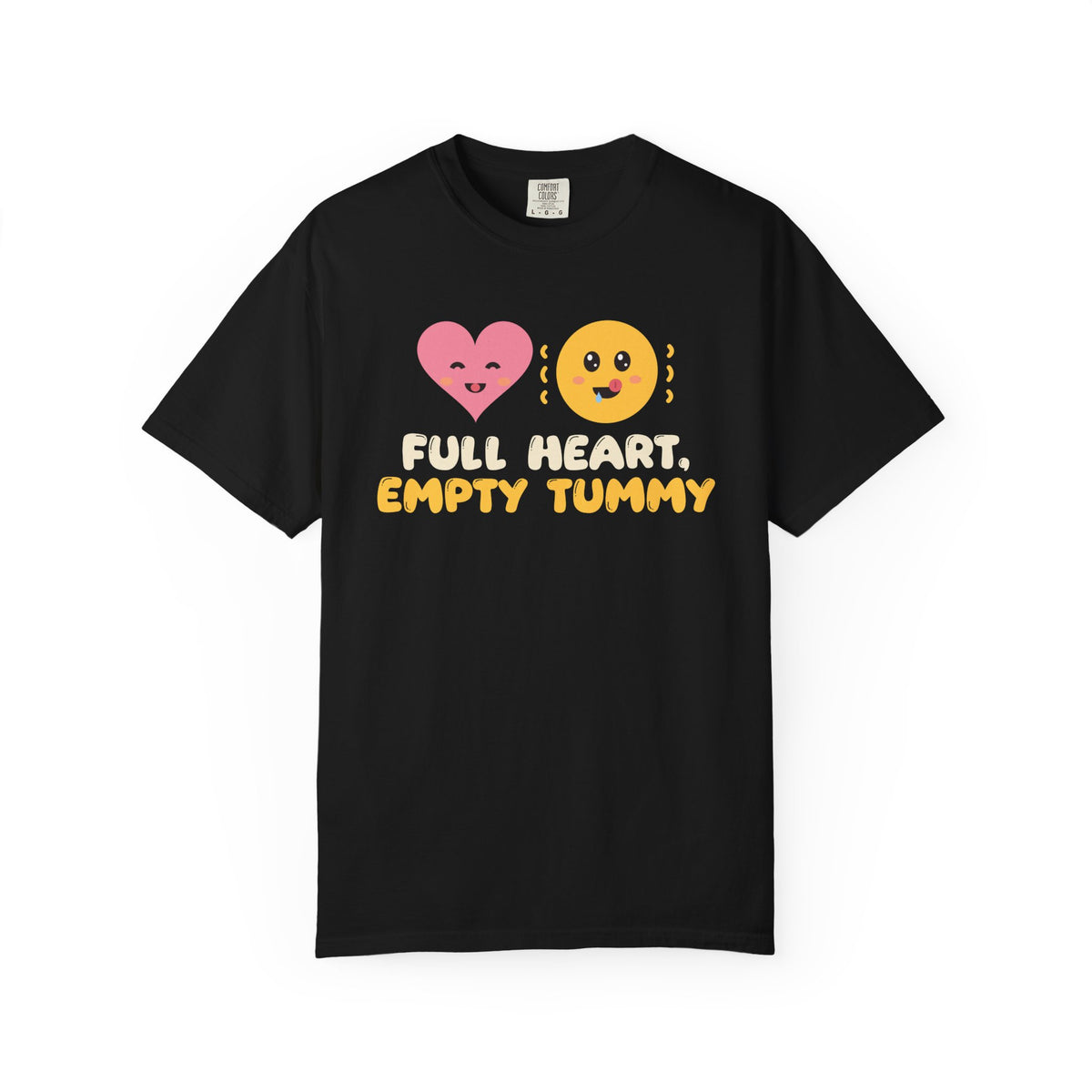 Full Heart, Empty Tummy Ramadan Heavyweight T-Shirt in Black – AdabStars