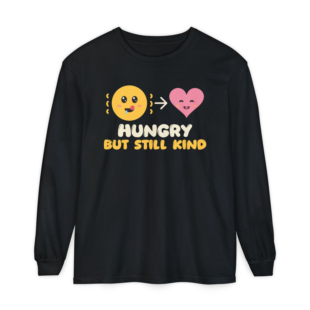 Hungry But Still Kind Ramadan Long Sleeve Shirt | Ramadan Youth Fasting Manners Adab | AdabStars Islamic Apparel