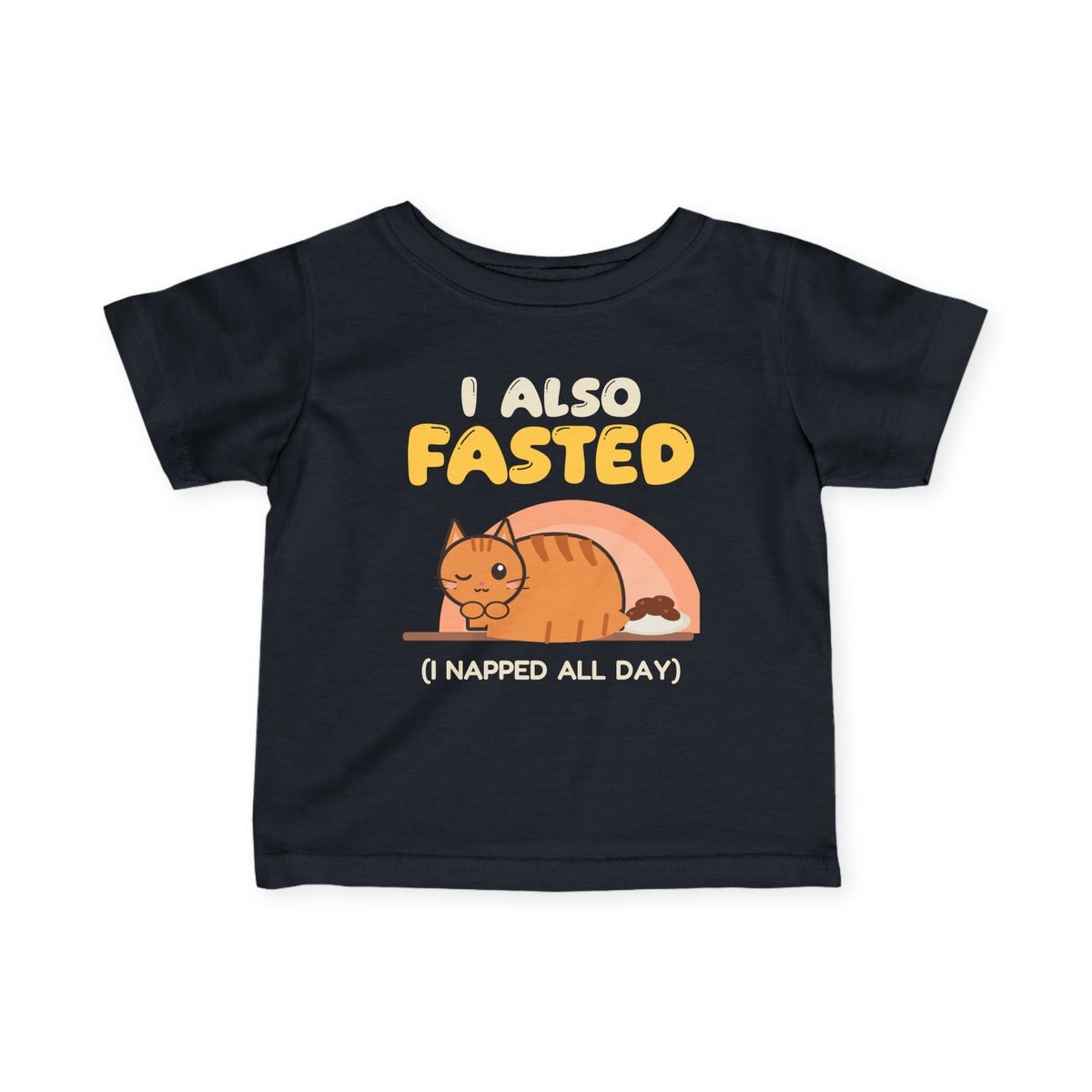 I Also Fasted Baby T-Shirt in Black – AdabStars
