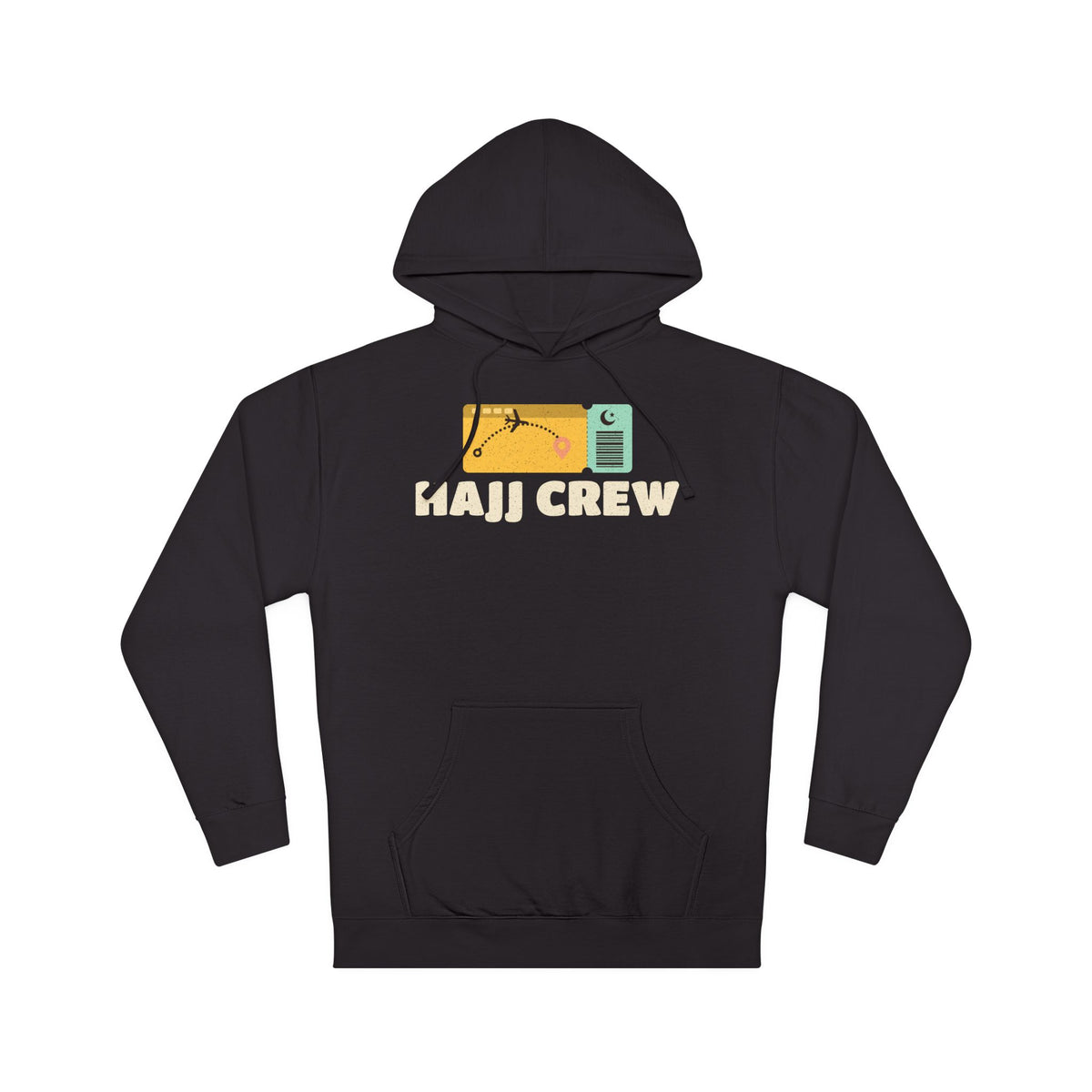 Hajj Crew Hoodie in Black – AdabStars