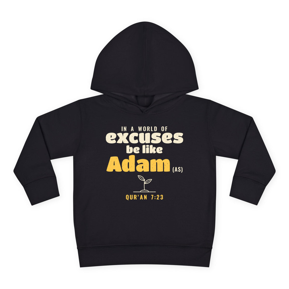Be Like Adam (AS) Toddler Hoodie in Black – AdabStars