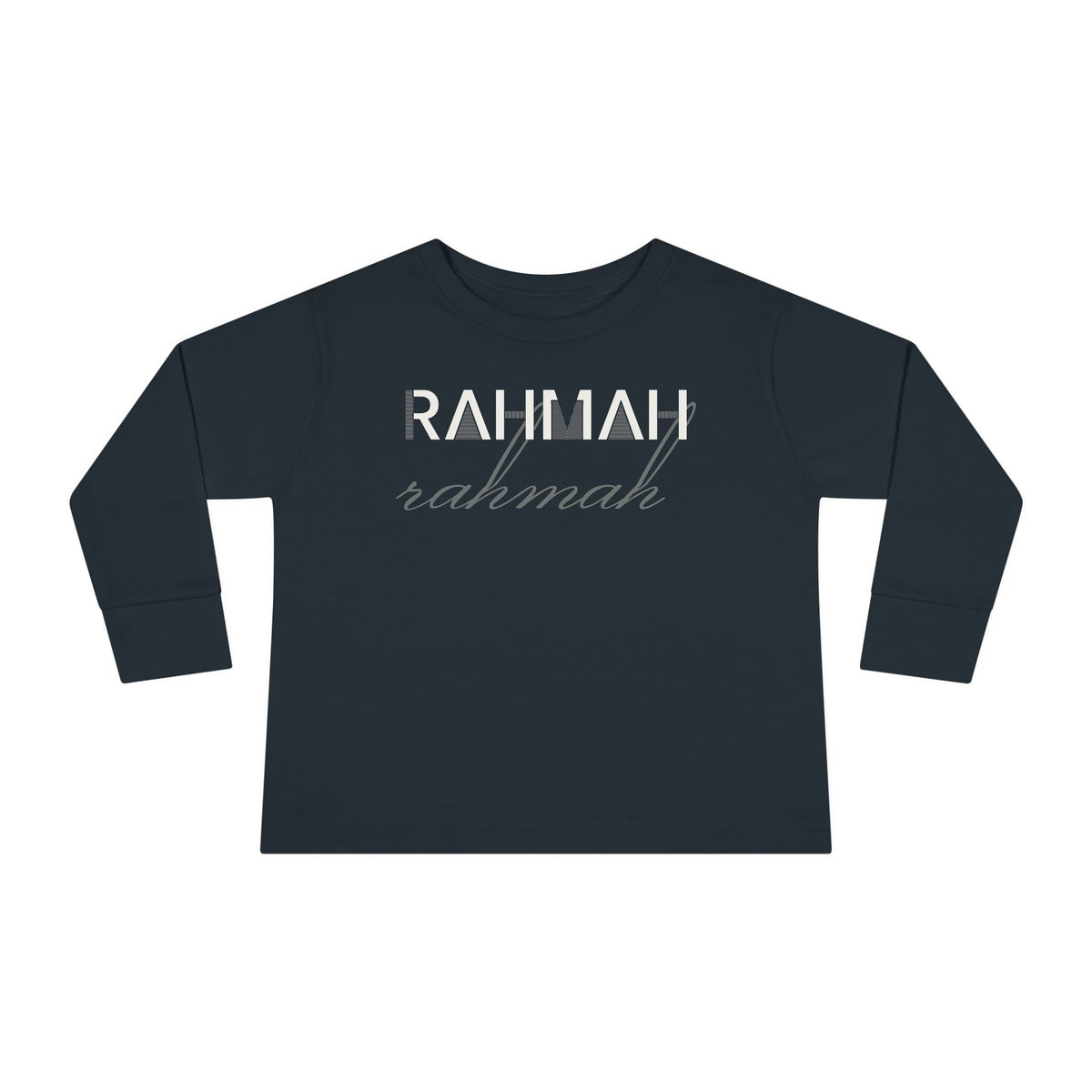 Rahmah Islamic Toddler Toddler Long Sleeve Shirt in Black – AdabStars