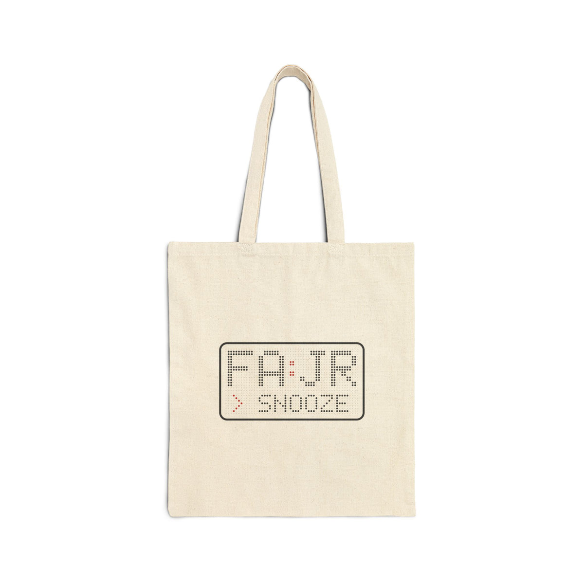 Fajr > Snooze Islamic Canvas Tote Bag in Natural, double-sided print – AdabStars