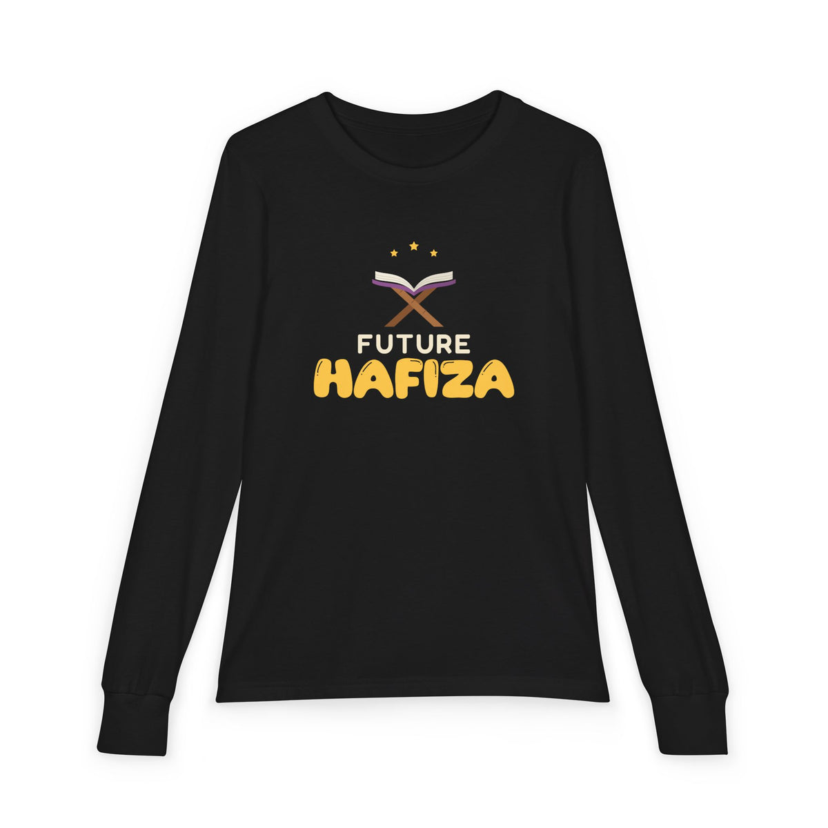 Future Hafiza Islamic Kids Long Sleeve Shirt | Muslim Girls Quran Memorization Hifz Stand | AdabStars Islamic Kids Apparel