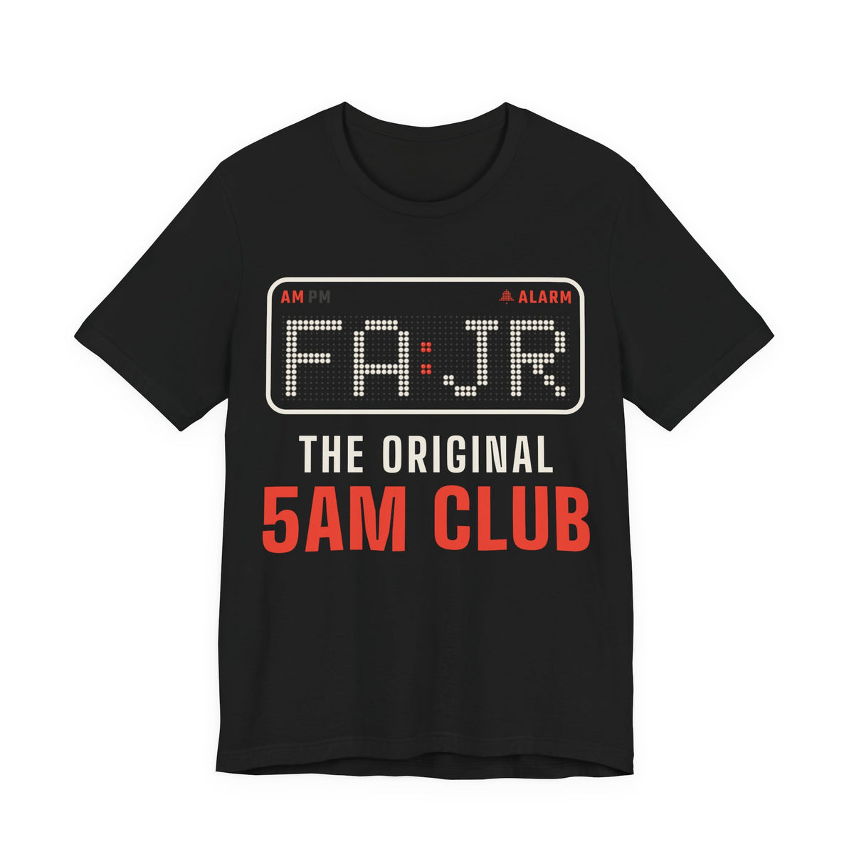 Fajr: The Original 5AM Club Islamic Unisex T-Shirt in Black – AdabStars