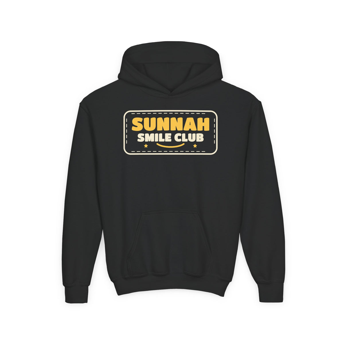 Sunnah Smile Club Islamic Kids Hoodie in Black – AdabStars