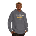 Be Like Ayyub (AS) Hoodie | Prophet Ayyub (Job) Patience Story, Qur'an 38:41-44 on the Back | AdabStars
