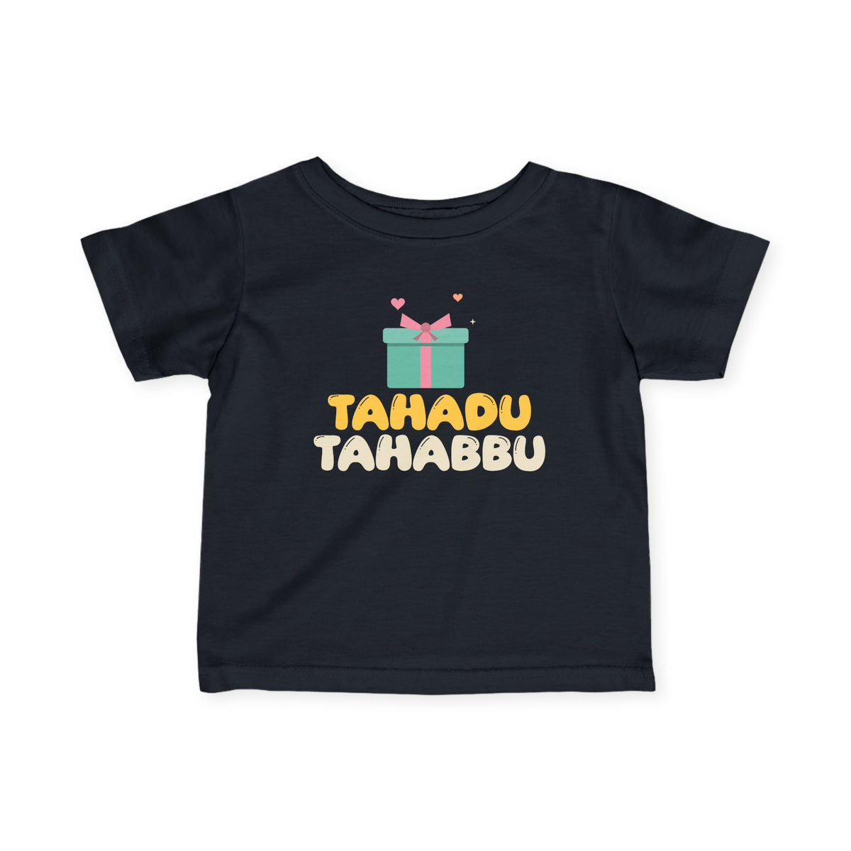Tahadu Tahabbu Islamic Baby T-Shirt in Black – AdabStars