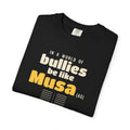 Be Like Musa (AS) Heavyweight Tee | Prophet Musa (Moses) Courage Story, Qur'an 26:61-63 on the Back | AdabStars