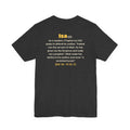 Be Like Isa (AS) Shirt | Prophet Isa (Jesus) Gentleness Story, Qur'an 19:30-32 on the Back | AdabStars