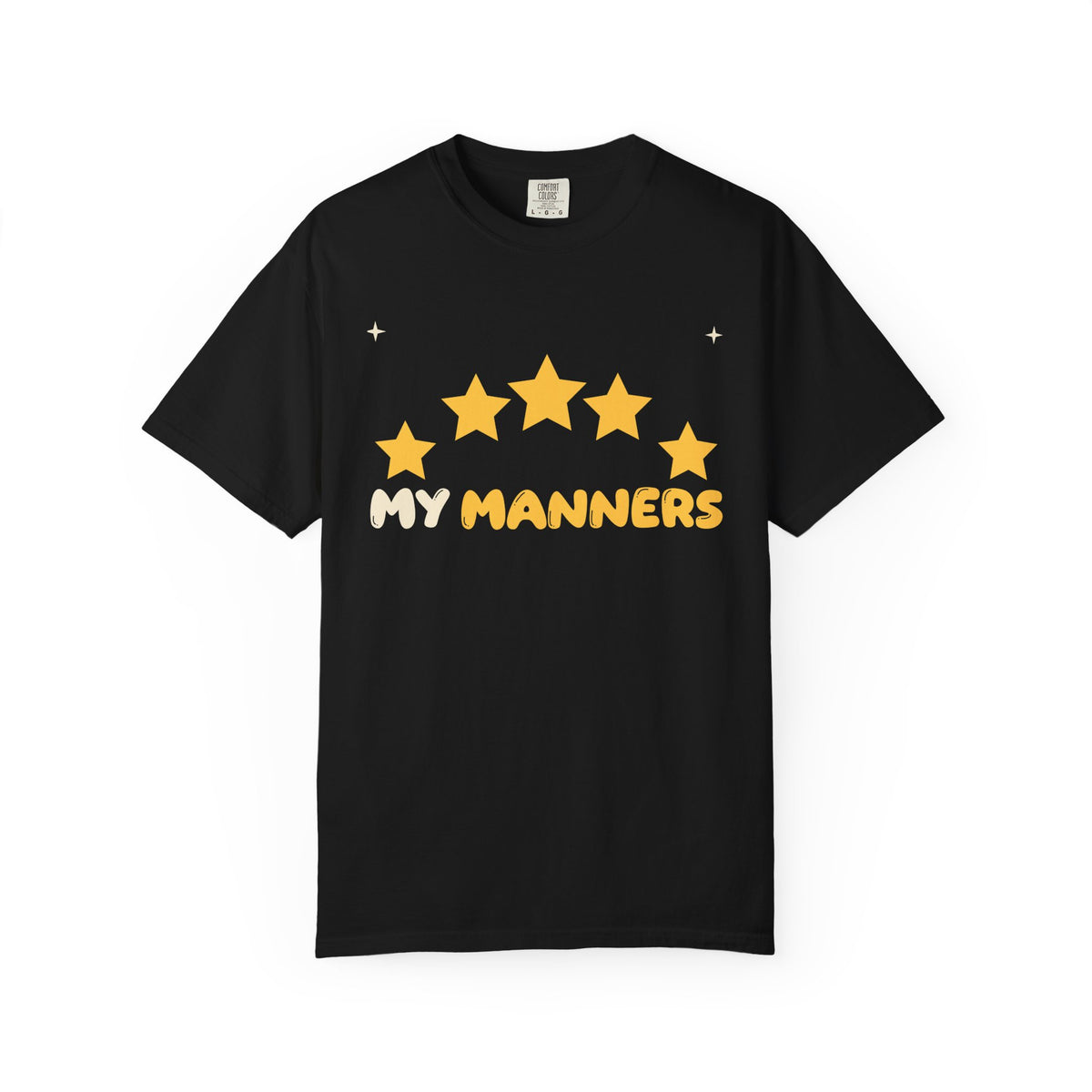My Manners Rated Islamic Heavyweight T-Shirt in Black – AdabStars