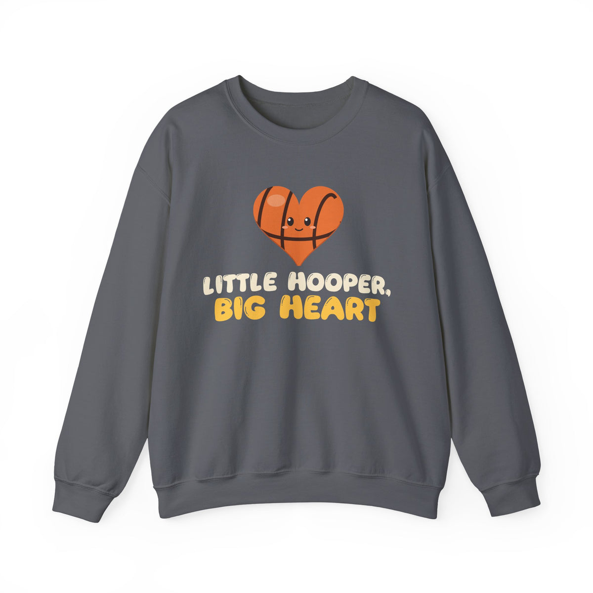 Little Hooper, Big Heart Muslim Crewneck Sweatshirt in Charcoal – AdabStars