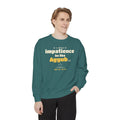 Be Like Ayyub (AS) Sweatshirt | Prophet Ayyub (Job) Patience Story, Qur'an 38:41-44 on the Back | AdabStars