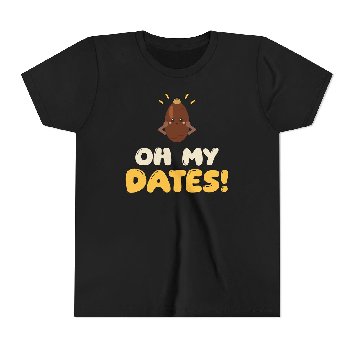 Oh My Dates Ramadan Kids Tee | Ramadan Iftar Kids Surprised Date Fruit Pun | AdabStars Islamic Kids Apparel
